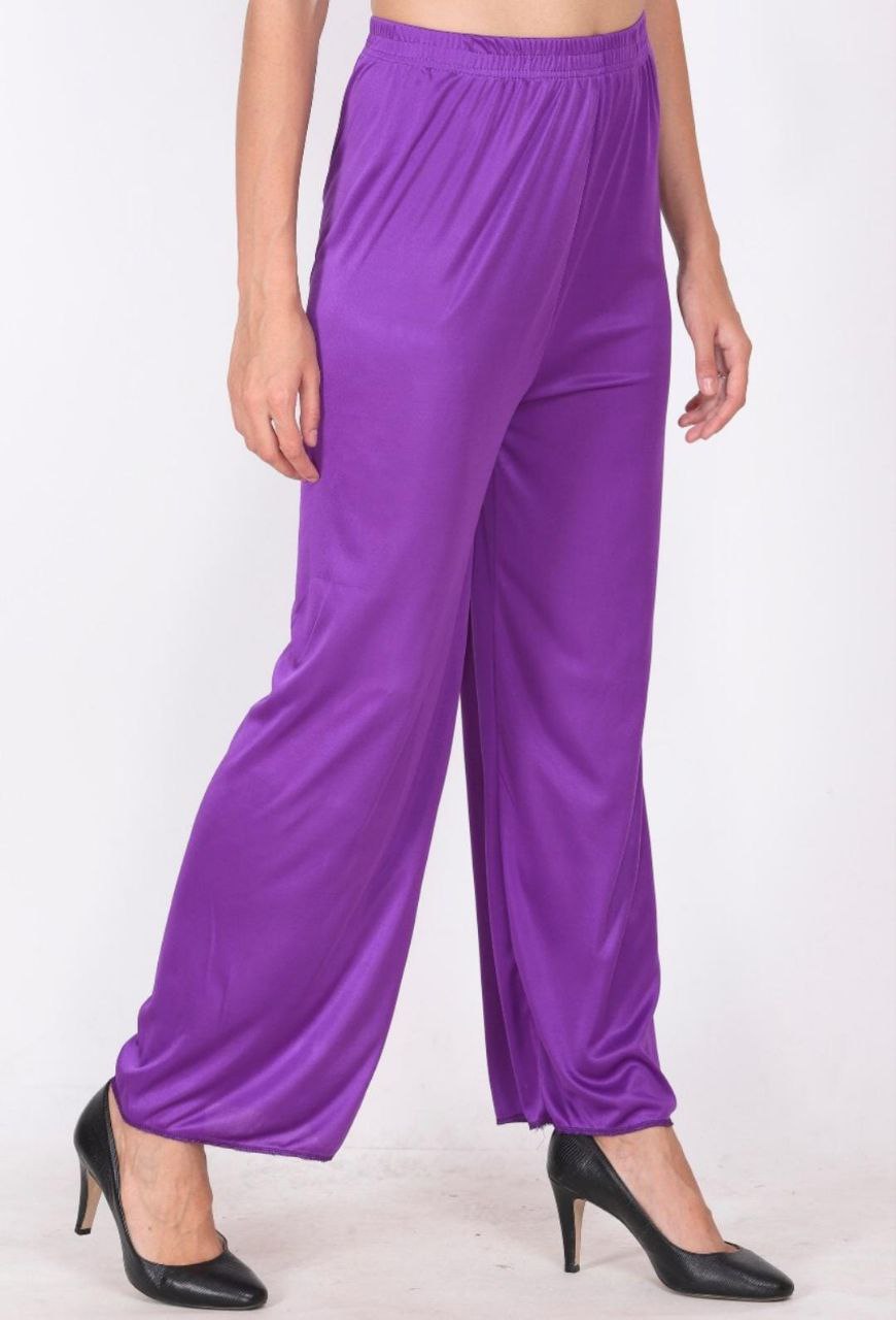 Sarina Plain Palazzo made from premium jersey fabric with soft-touch feel, flowing silhouette, and wrinkle-resistant comfort